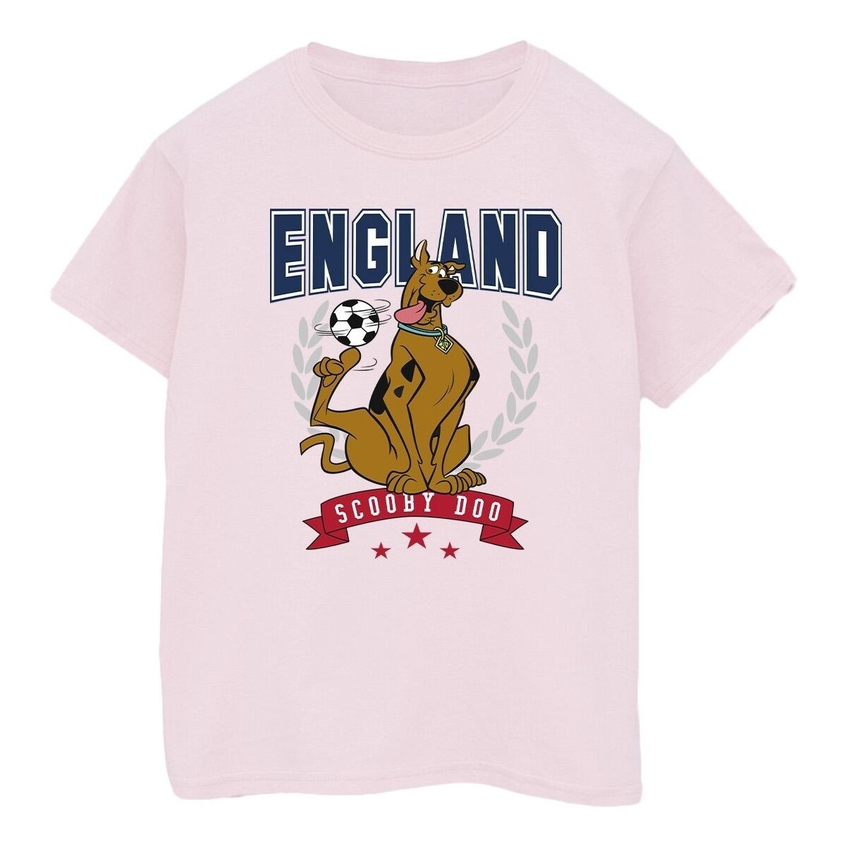 Vêtements Femme T-shirts manches longues Scooby Doo England Football Rouge