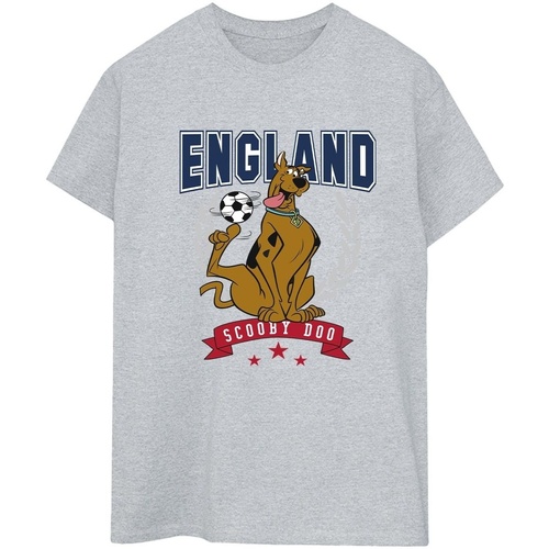 Vêtements Femme T-shirts manches longues Scooby Doo England Football Gris