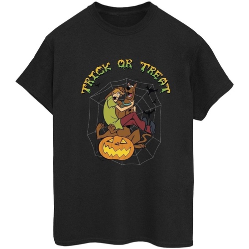 Vêtements Femme T-shirts manches longues Scooby Doo Trick Or Treat Noir