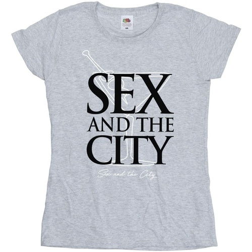 Vêtements Femme T-shirts manches longues Sex And The City Martini Logo Gris