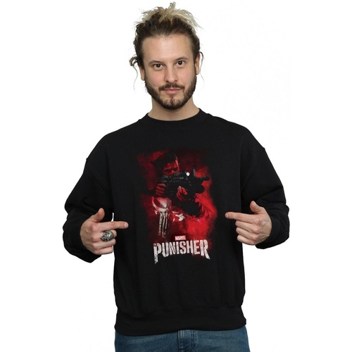 Vêtements Homme Sweats Marvel The Punisher TV Series Red Smoke Noir