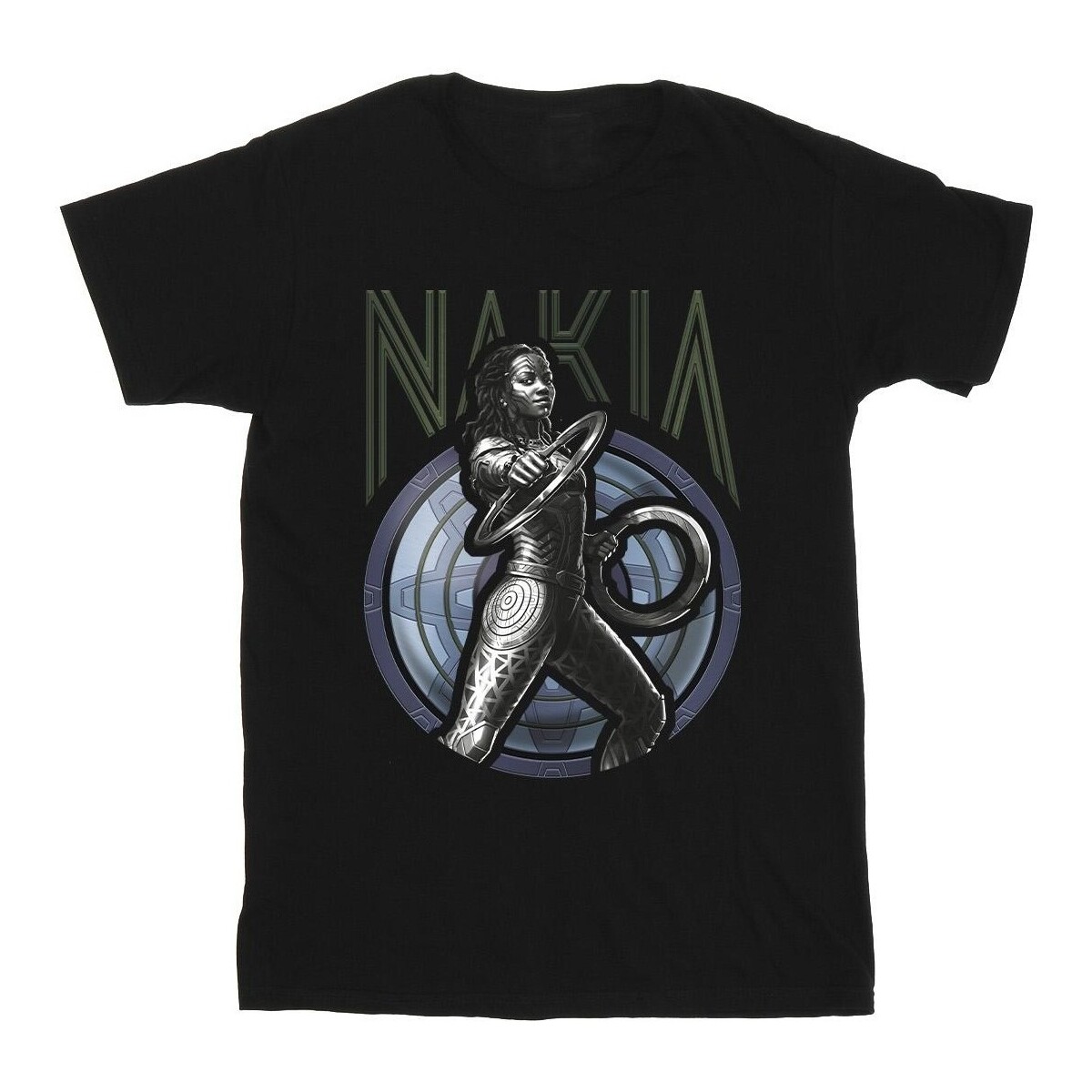 Vêtements Homme T-shirts manches longues Marvel Wakanda Forever Nakia Shield Noir
