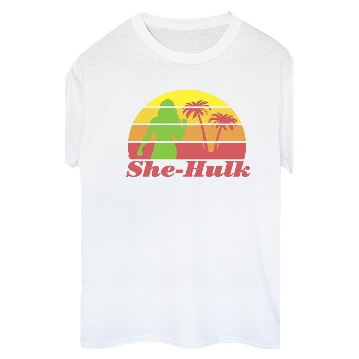 Vêtements Femme T-shirts manches longues Marvel She-Hulk: Attorney At Law Sunset Flex Blanc