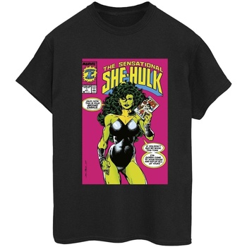 Vêtements Femme T-shirts manches longues Marvel She-Hulk: Attorney At Law Second Chance Noir