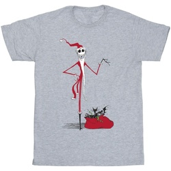 Vêtements Homme T-shirts manches longues Nightmare Before Christmas Christmas Presents Gris