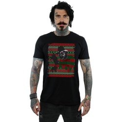 Vêtements Homme T-shirts manches longues A Nightmare On Elm Street Christmas Fair Isle Noir