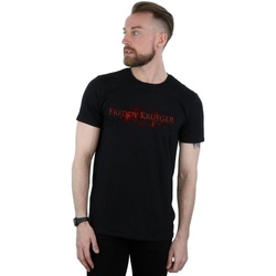 Vêtements Homme T-shirts manches longues A Nightmare On Elm Street Freddy Nametag Noir