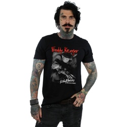 Vêtements Homme T-shirts manches longues A Nightmare On Elm Street Freddy Black And White Photo Noir