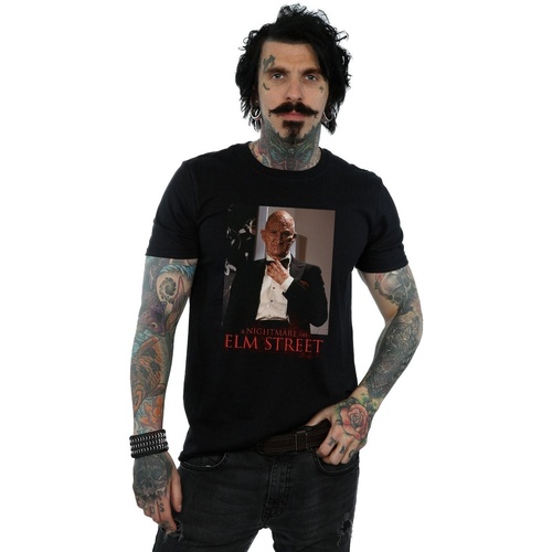 Vêtements Homme T-shirts manches longues A Nightmare On Elm Street Freddy Tuxedo Noir