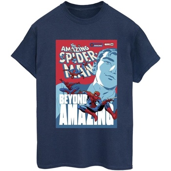 Vêtements Femme T-shirts manches longues Marvel Spider-Man Beyond Amazing Cover Bleu