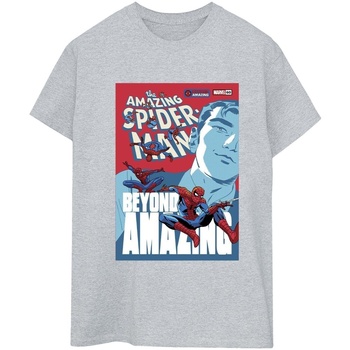 Vêtements Femme T-shirts manches longues Marvel Spider-Man Beyond Amazing Cover Gris