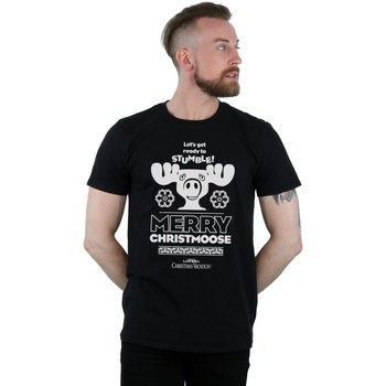Vêtements Homme T-shirts manches longues National Lampoon´s Christmas Va Merry Christmoose Noir