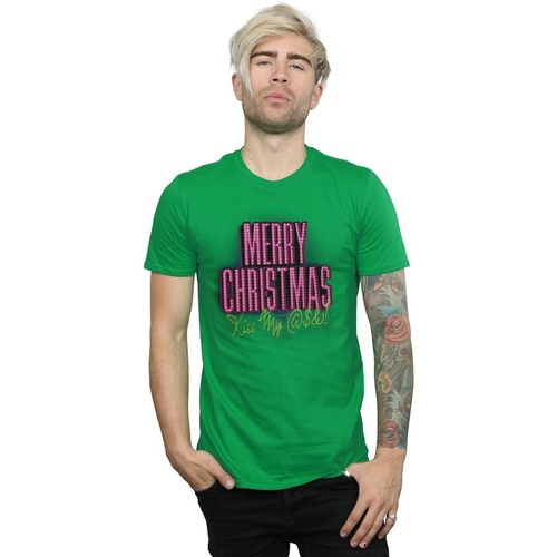 Vêtements Homme T-shirts manches longues National Lampoon´s Christmas Va Kiss My Ass Vert