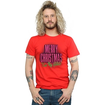 Vêtements Homme T-shirts manches longues National Lampoon´s Christmas Va Kiss My Ass Rouge