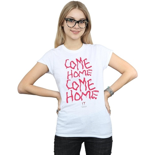 Vêtements Femme T-shirts manches longues It Chapter 2 Come Home Blanc