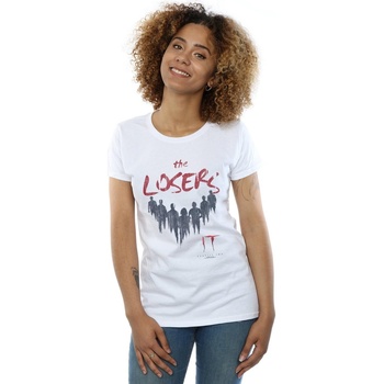 Vêtements Femme T-shirts manches longues It Chapter 2 Pennywise Behind The Balloons Blanc