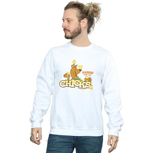 Vêtements Homme Sweats Scooby Doo Hangin With My Chicks Blanc