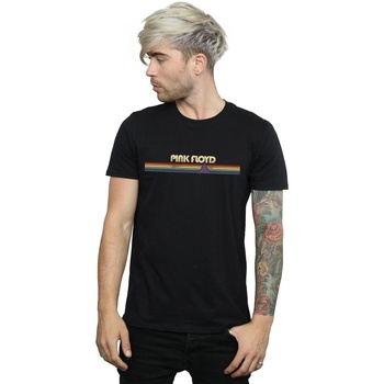 Vêtements Homme T-shirts manches longues Pink Floyd Prism Retro Stripes Noir