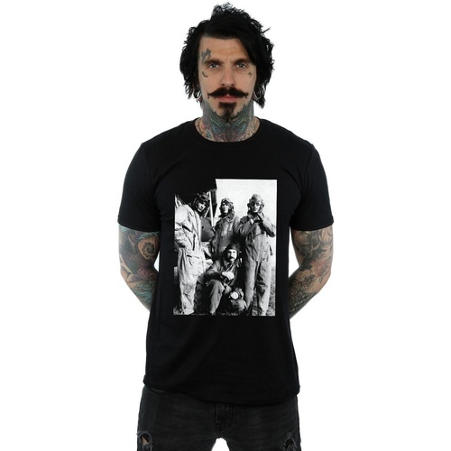 Vêtements Homme T-shirts manches longues Pink Floyd Airplane Photo Noir