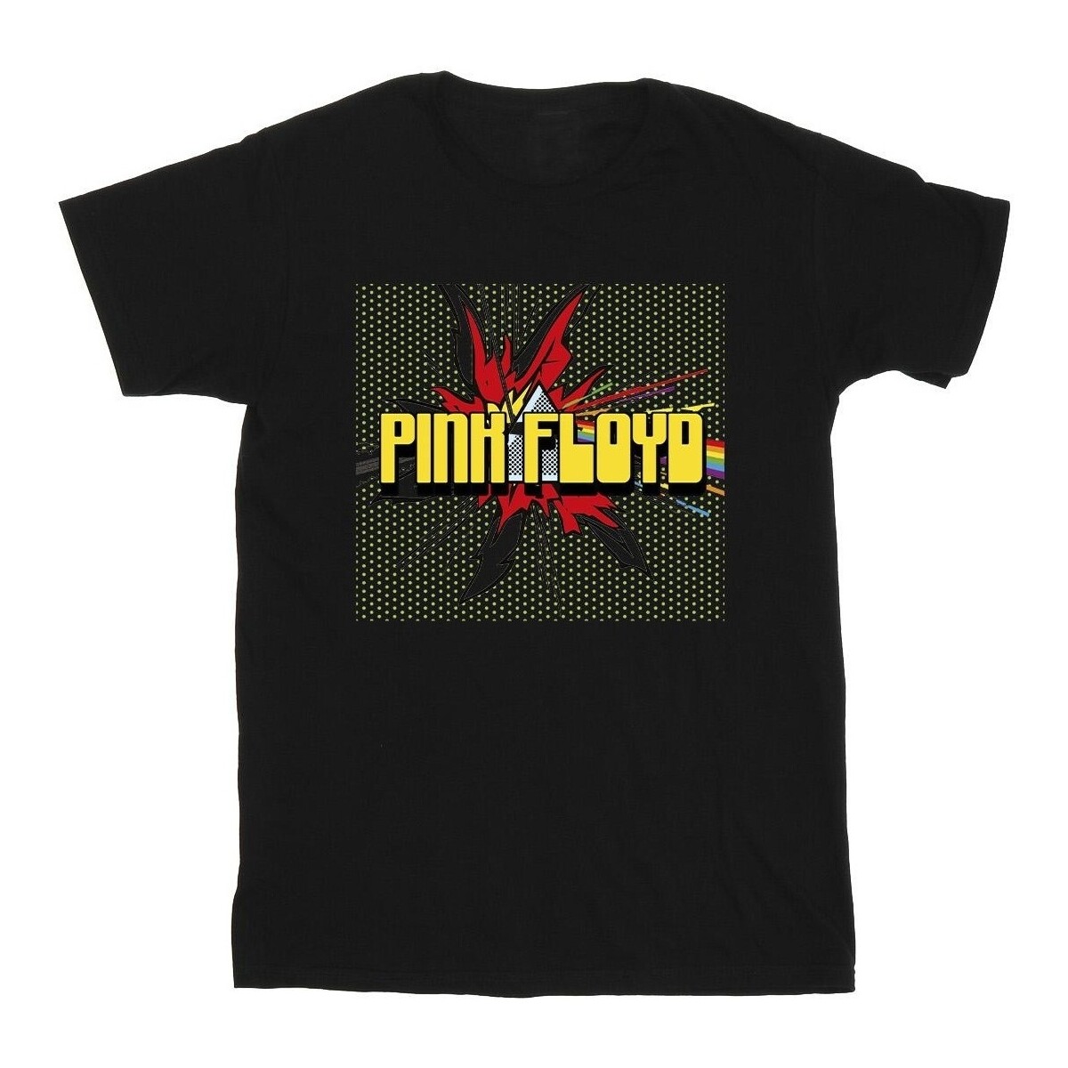 Vêtements Homme T-shirts manches longues Pink Floyd Pop Art Noir