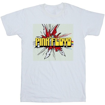 Vêtements Homme T-shirts manches longues Pink Floyd Pop Art Blanc