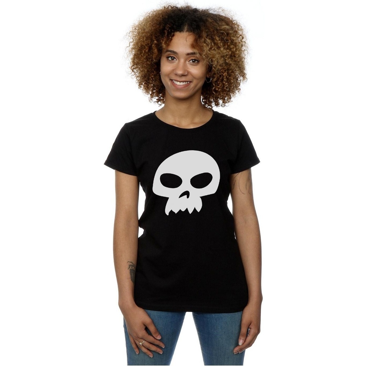 Vêtements Femme T-shirts manches longues Disney Toy Story Sid's Skull Noir
