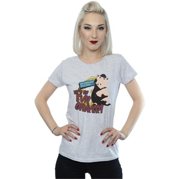 Vêtements Femme T-shirts manches longues Disney Toy Story Evil Oinker Gris