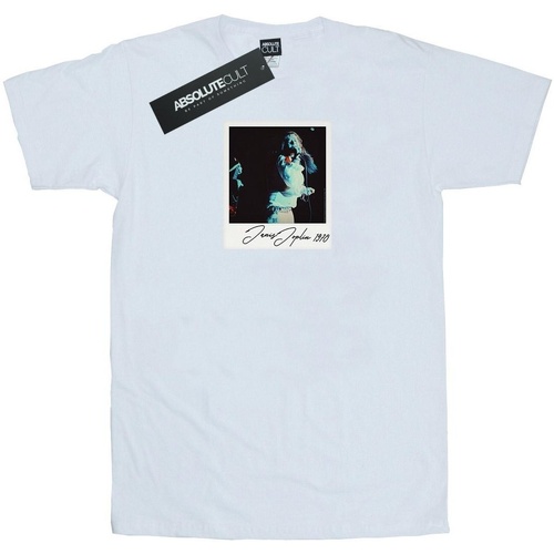 Vêtements Homme T-shirts manches longues Janis Joplin Memories 1970 Blanc