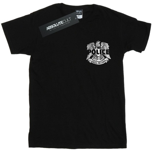 Vêtements Homme T-shirts manches longues The Police Illegal Records Eagle Chest Noir