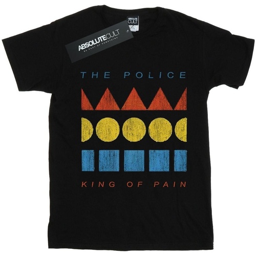 Vêtements Homme T-shirts manches longues The Police King Of Pain Noir