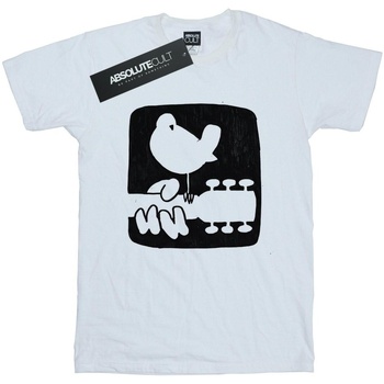 Vêtements Homme T-shirts manches longues Woodstock Guitar Logo Blanc