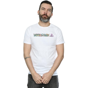 Vêtements Homme T-shirts manches longues Woodstock Aztec Logo Blanc