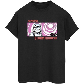Vêtements Femme T-shirts manches longues Disney Imperial Stormtrooper Noir
