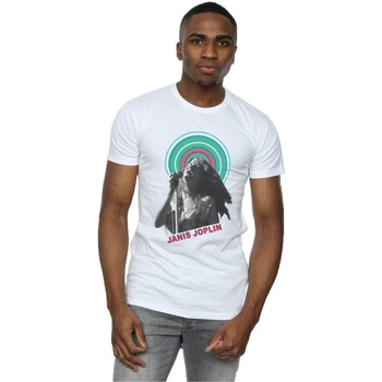 Vêtements Homme T-shirts manches longues Janis Joplin Halo Photo Blanc