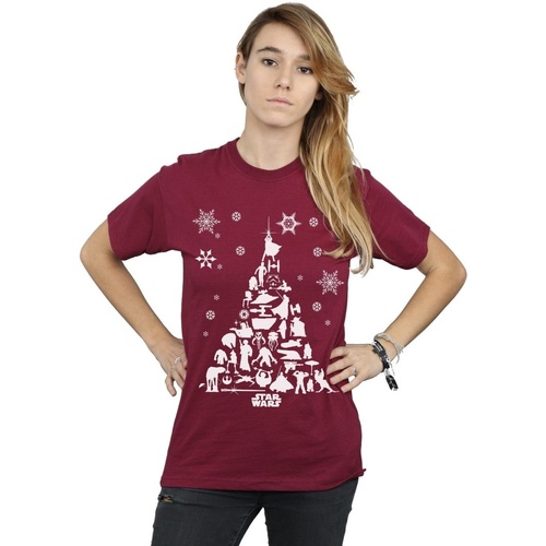 Vêtements Femme T-shirts manches longues Disney Christmas Tree Multicolore