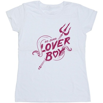 Vêtements Femme T-shirts manches longues Disney Villains Ursula Lover Boy Blanc
