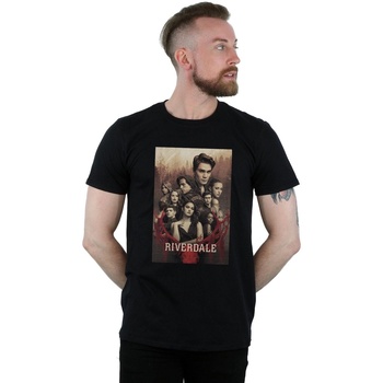 Vêtements Homme T-shirts manches longues Riverdale Stag Skull Noir
