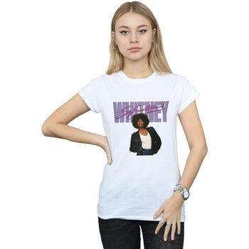 Vêtements Femme T-shirts manches longues Whitney Houston Culottes & autres bas Blanc