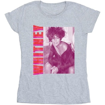 Vêtements Femme T-shirts manches longues Whitney Houston WHITNEY Pose Gris
