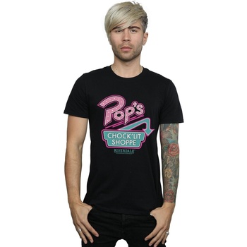 Vêtements Homme T-shirts manches longues Riverdale Pops Logo Noir