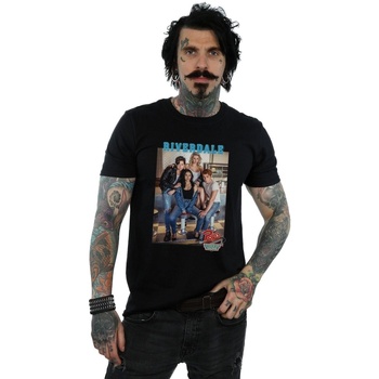 Vêtements Homme T-shirts manches longues Riverdale Pops Group Photo Noir