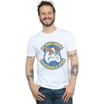 Vêtements Homme T-shirts manches longues Riverdale High Bulldogs Blanc