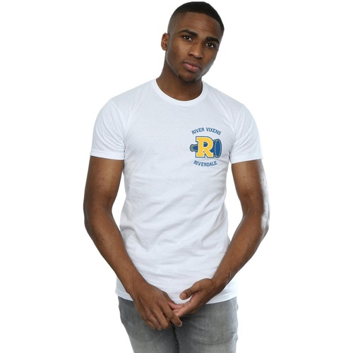 Vêtements Homme T-shirts manches longues Riverdale Sélection à moins de 70 Blanc