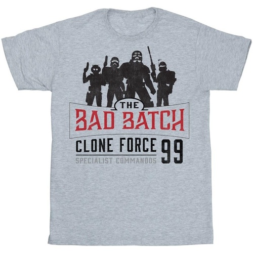 Vêtements Homme T-shirts manches longues Disney Clone Force 99 Gris