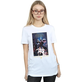 Vêtements Femme T-shirts manches longues Disney Collector's Edition Blanc