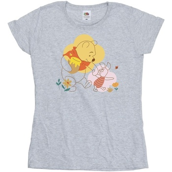 Vêtements Femme T-shirts manches longues Disney Winnie The Pooh Piglet Gris
