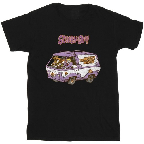Vêtements Homme T-shirts manches longues Scooby Doo Mystery Machine Van Noir