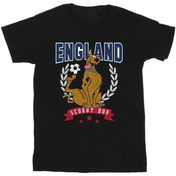Vêtements Homme T-shirts manches longues Scooby Doo England Football Noir
