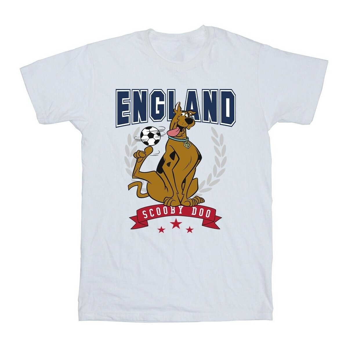 Vêtements Homme T-shirts manches longues Scooby Doo England Football Blanc
