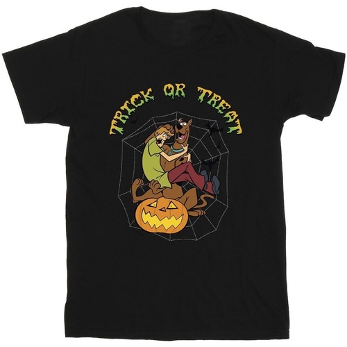 Vêtements Homme T-shirts manches longues Scooby Doo Trick Or Treat Noir